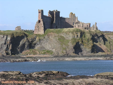 El Castillo de Tantallon en Escocia
